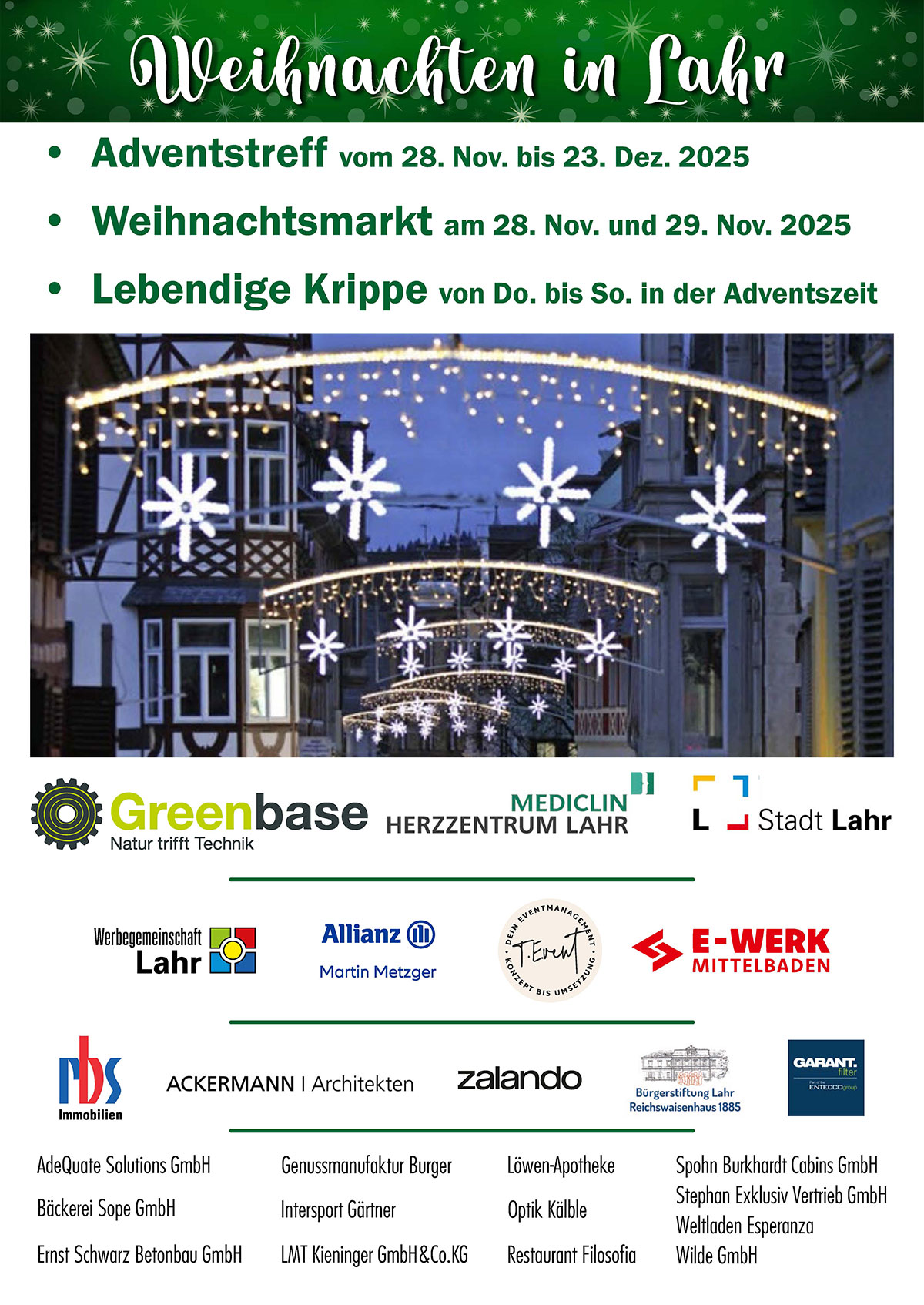 Sponsoren Weihnachten 2025